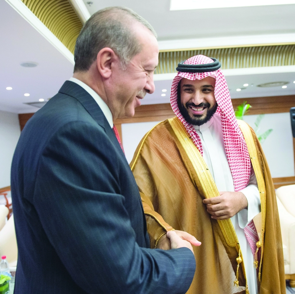 الأمير محمد بن سلمان في حديث مع إردوغان        (بندر الجلعود) 
