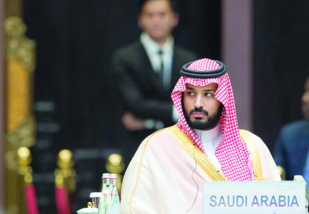 الأمير محمد بن سلمان مترئسا وفد المملكة 