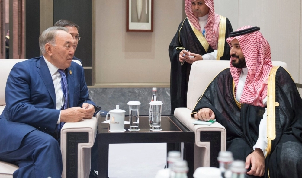 وخلال لقائه بنور سلطان نزار (واس)