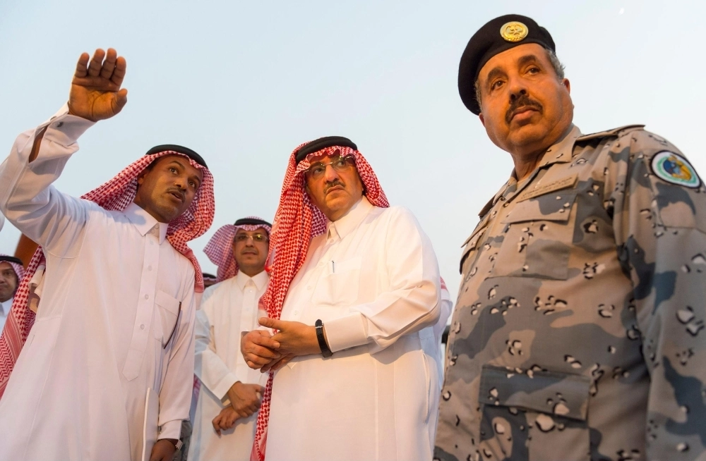 الأمير محمد بن نايف خلال جولته التفقدية (واس)