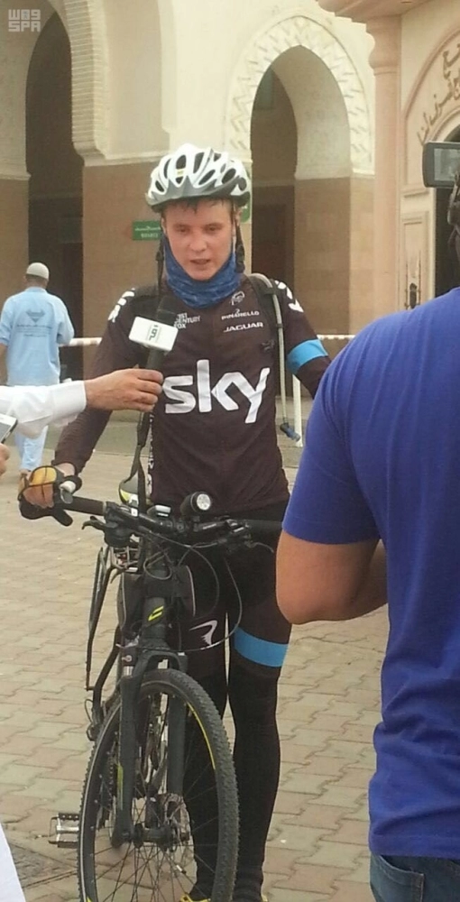 بولات نصيب الله لدى وصوله للمدينة المنورة  (واس)