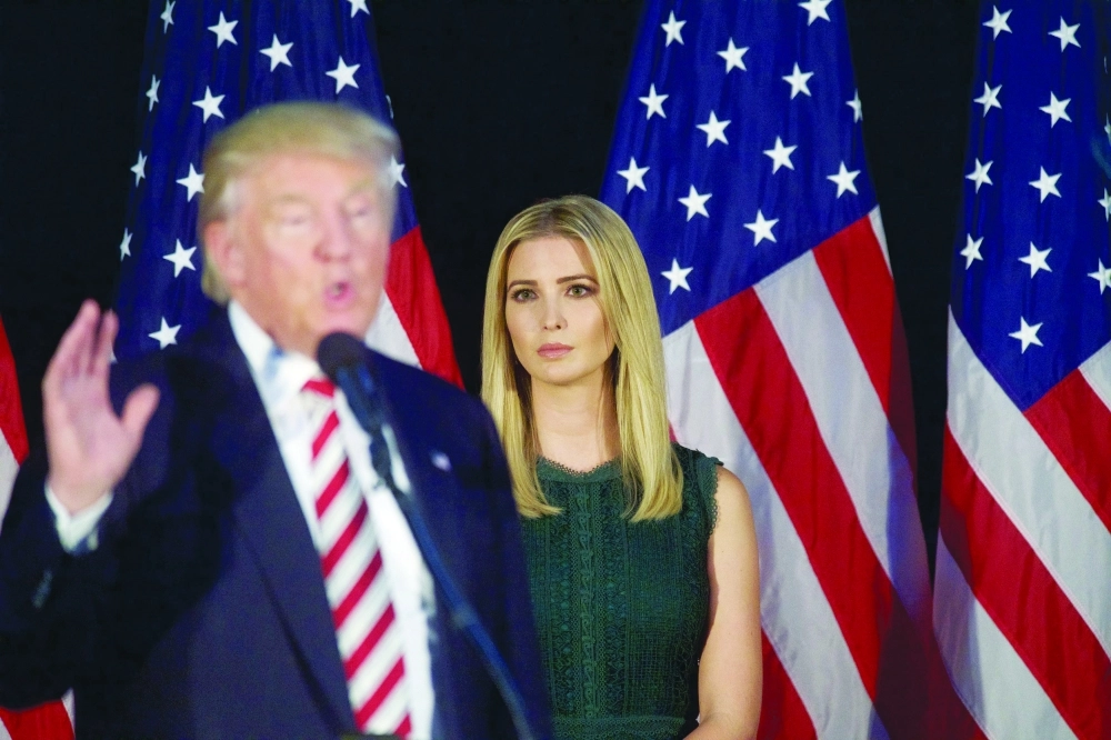 ترامب يتحدث في تجمع انتخابي في بنسلفانيا (أ ف ب)