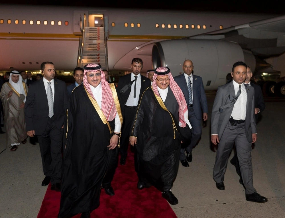 الأمير محمد بن نايف لدى وصوله إلى الولايات المتحدة الأمريكية (واس)