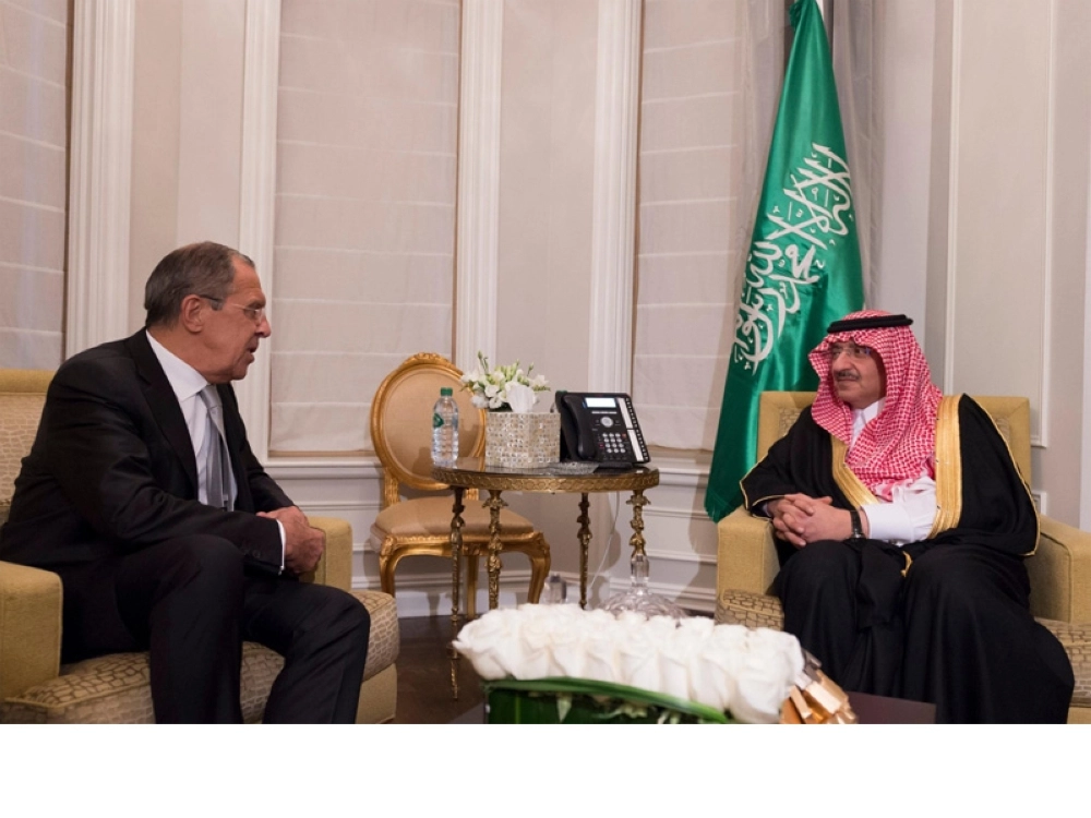 سمو ولي العهد يلتقي وزير الخارجية الروسي (واس) 20-12-1437 هـ