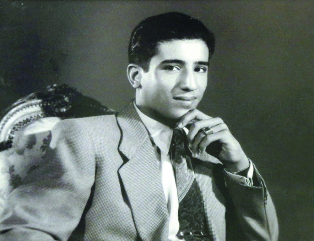 الملك سلمان في شبابه