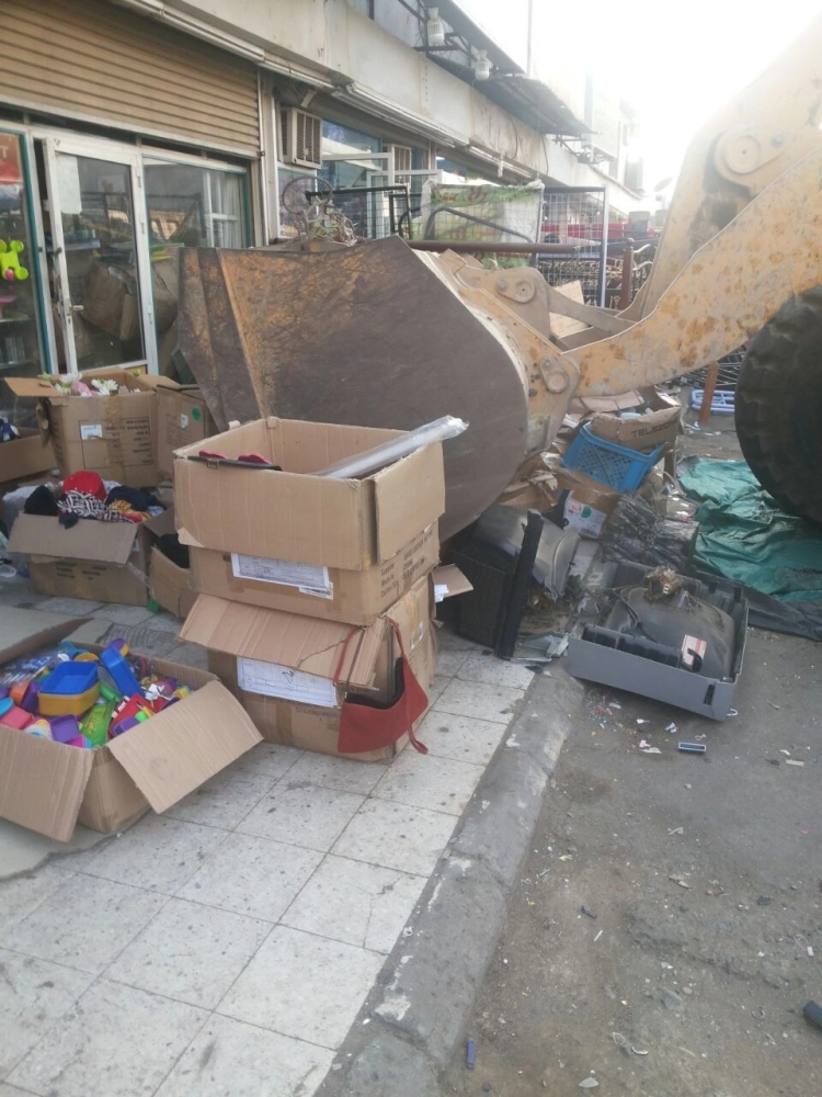 جانب من عمليات الإزالة (مكة)