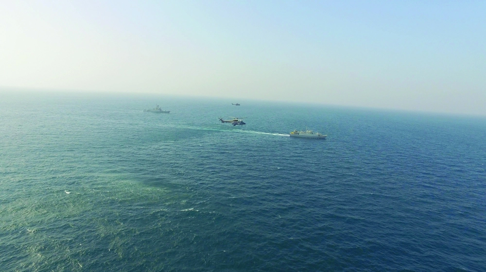 من فعاليات التمرين