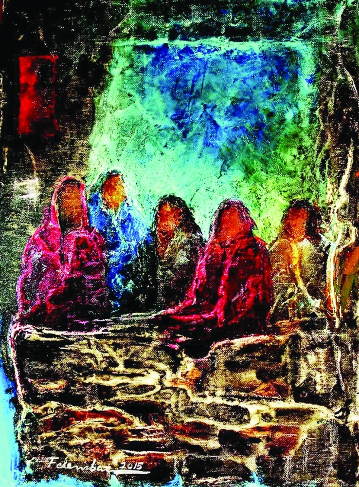 من أعمال أحمد فلمبان                                                                                                    