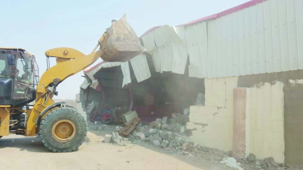  الأحواش غير النظامية في القوزين                                            (مكة)