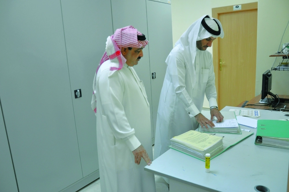 أحد أقسام مركزالوثائق والمحفوظات بجامعة الملك فيصل      (مكة)