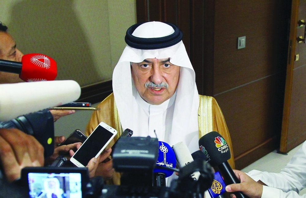 العساف خلال حديثه للإعلام