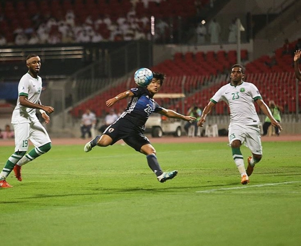 من مباراة السعودية واليابان في نهائي اسيا للشباب