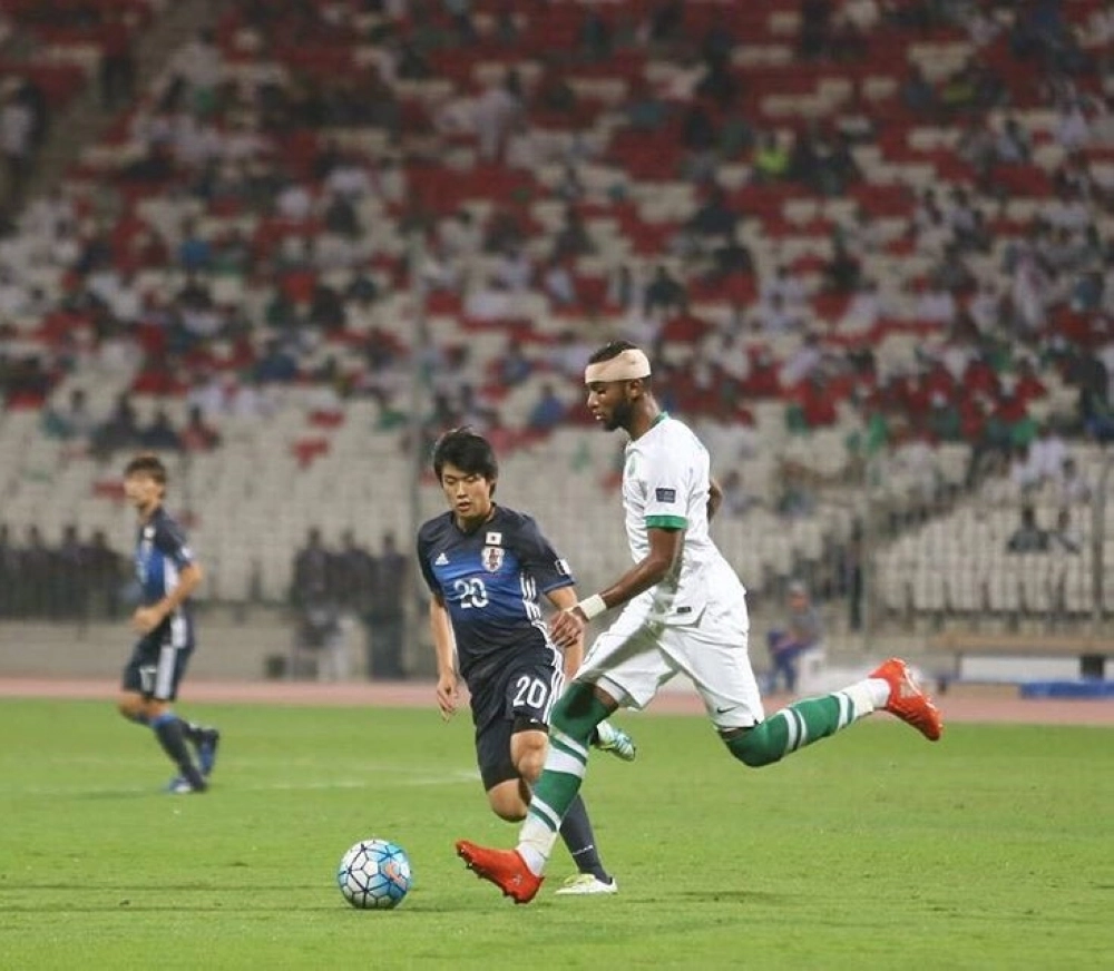 من مباراة السعودية واليابان في نهائي اسيا للشباب