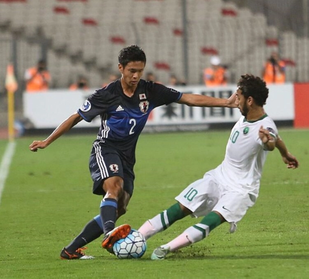 من مباراة السعودية واليابان في نهائي اسيا للشباب