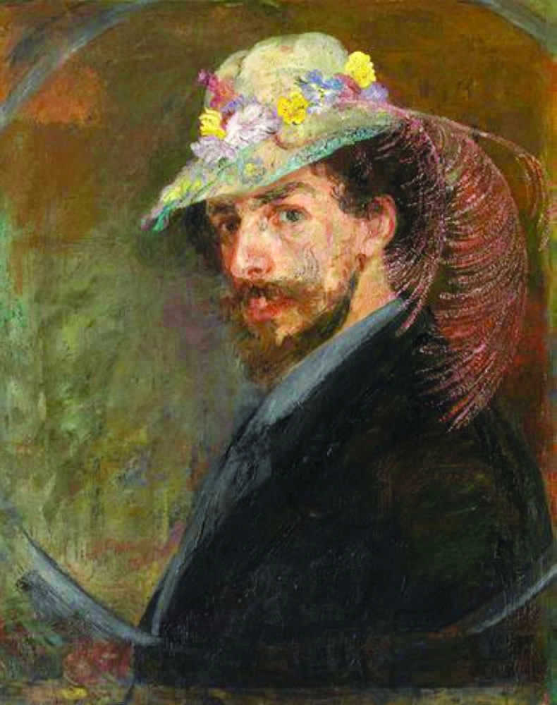 لوحة بورتريه للفنان