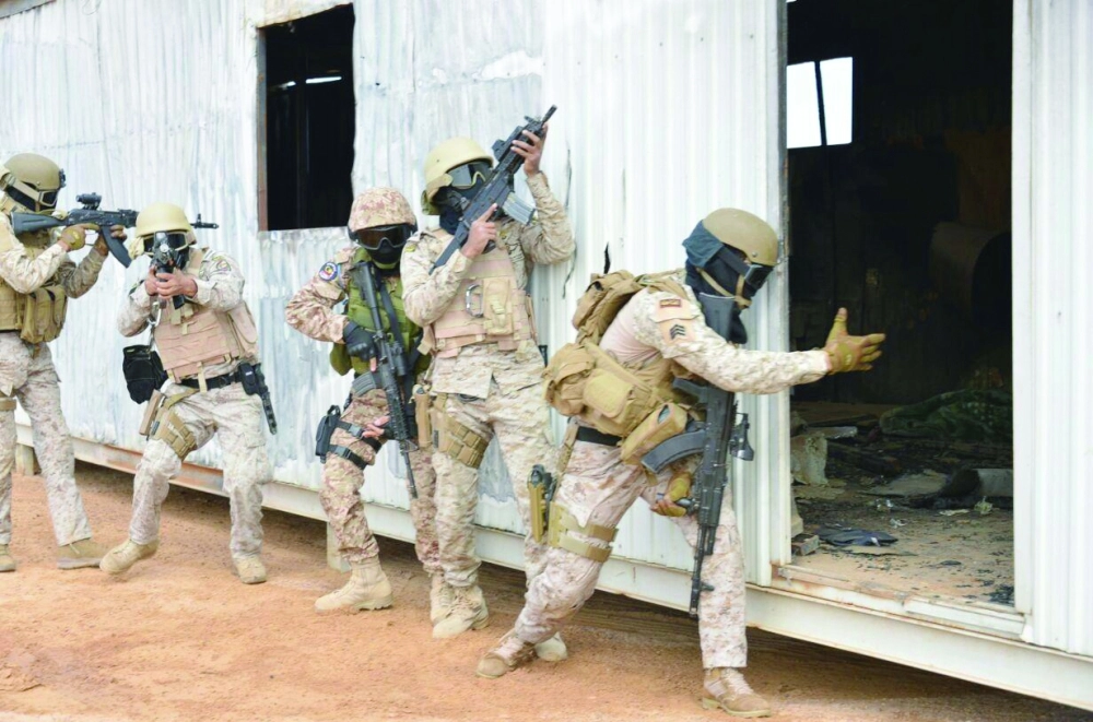 جانب من تمرين رماح الشمال                                          (واس) 