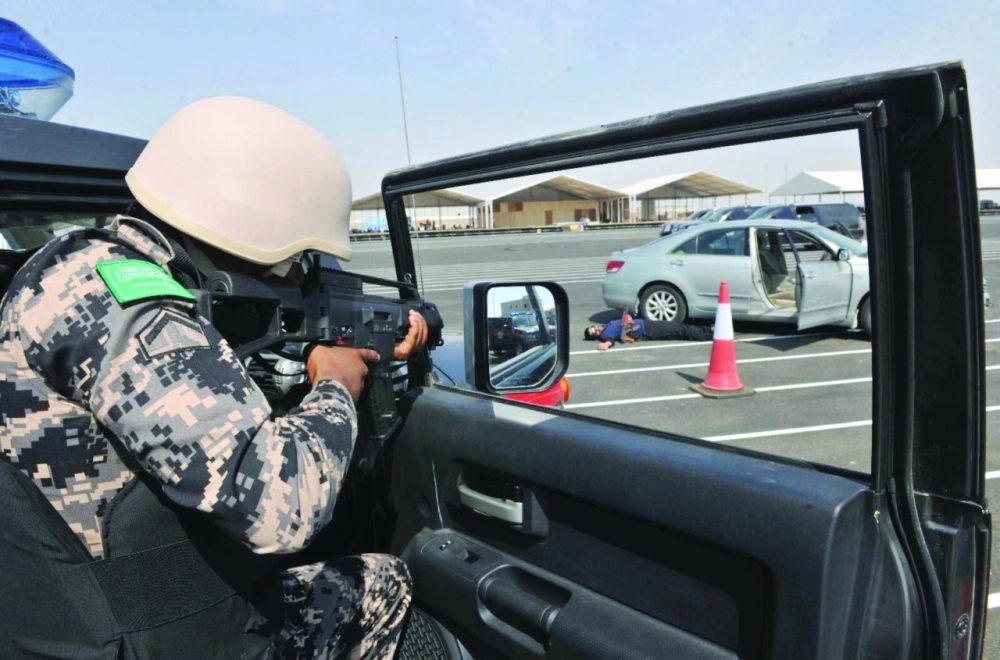 إحدى الفرضيات المنفذة في تمرين أمن الخليج           (واس)