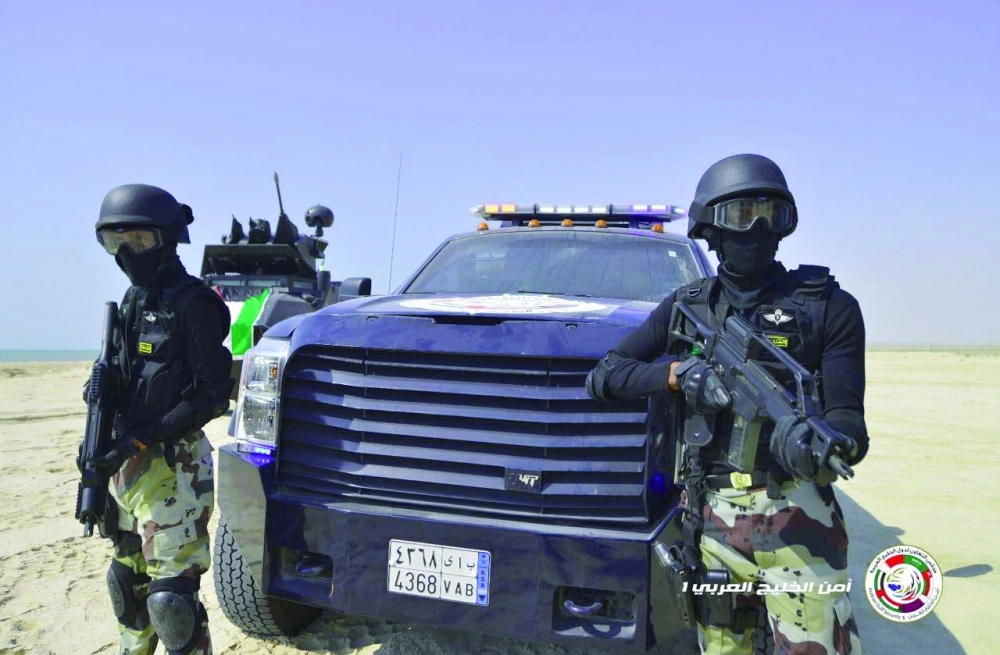 أفراد من القوات الكويتية المشاركة في التمرين (واس)