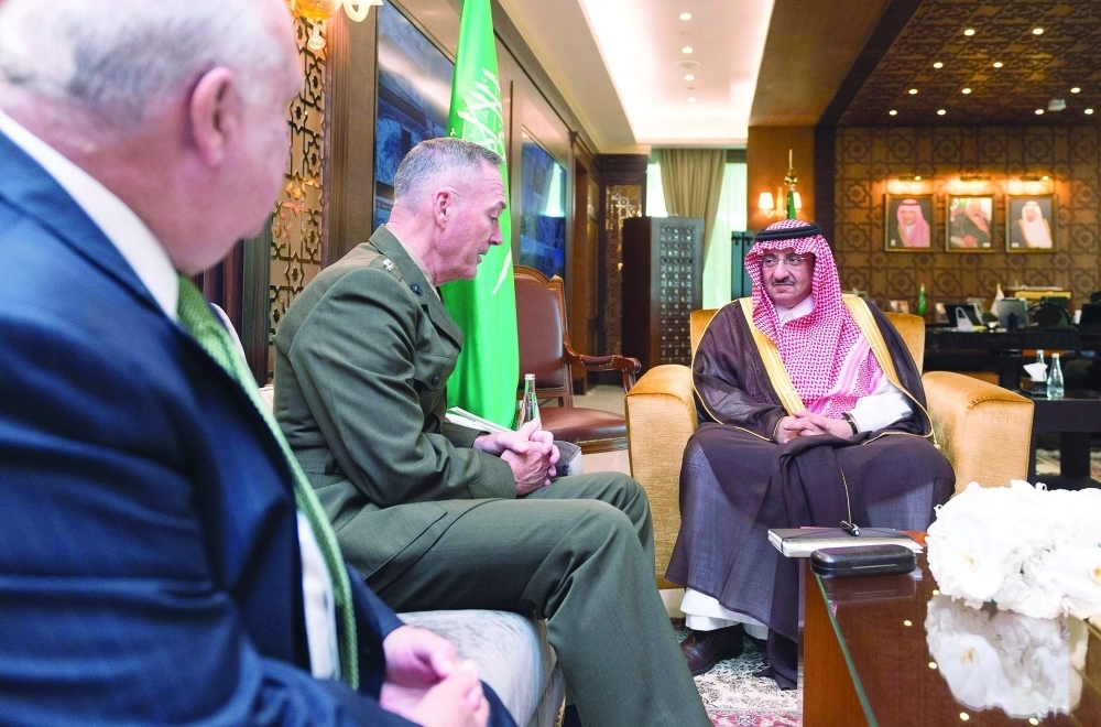 جانب من محادثات ولي العهد مع جوزيف دانفورد (واس) 