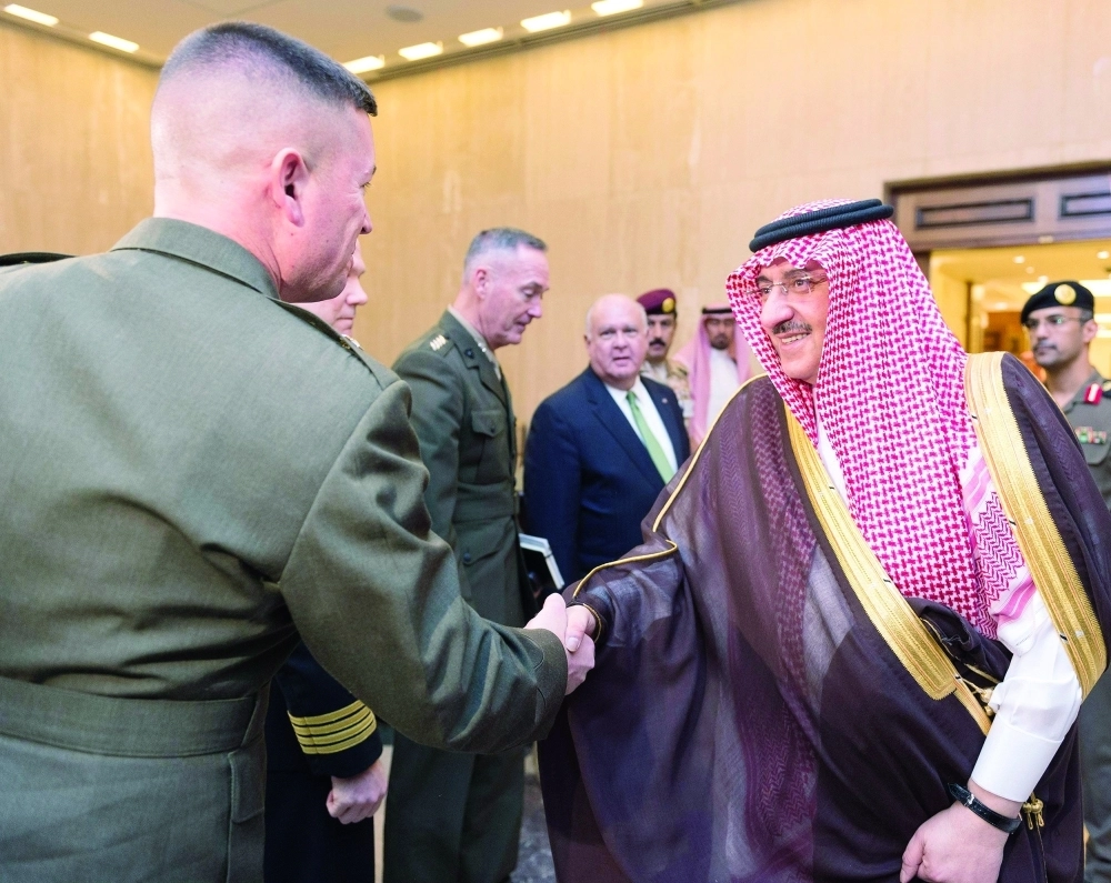 الأمير محمد بن نايف مرحبا بالوفد المرافق (واس) 