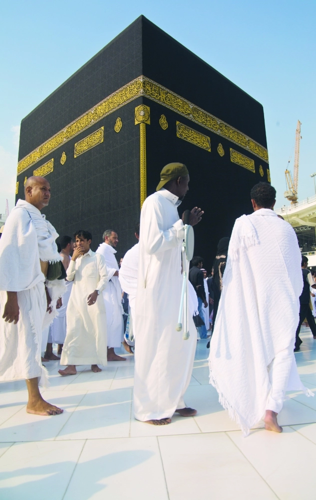 الكعبة المشرفة كما بدت أمس                (أنس الحارثي)