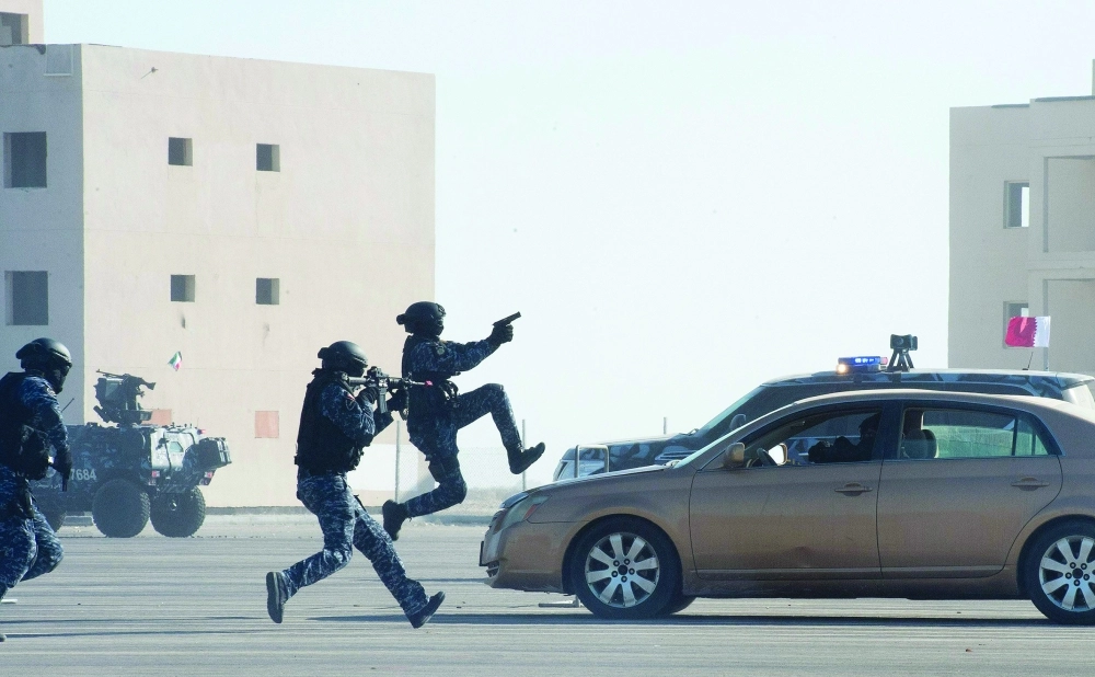 إحدى الفرضيات التي شهدها اختتام تمرين أمن الخليج العربي