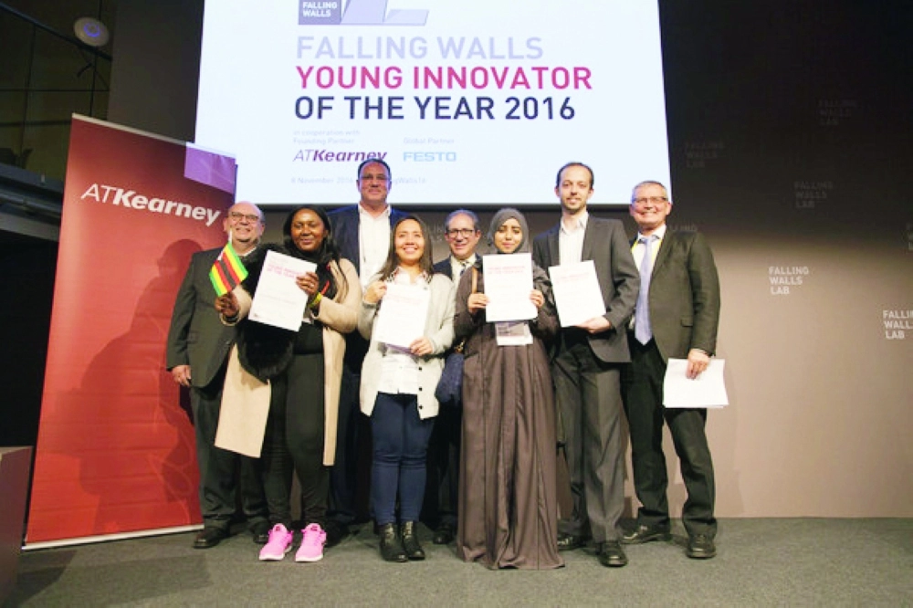 نوف الجابري تتوسط الفائزين                                            (مكة)