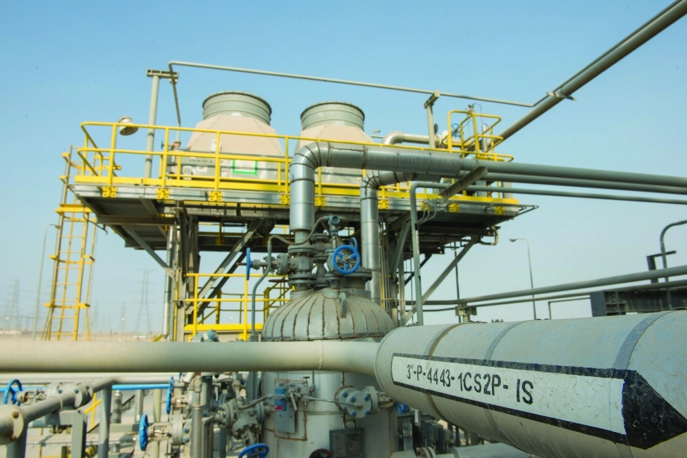 إحدى منشآت معمل الغاز (مكة)