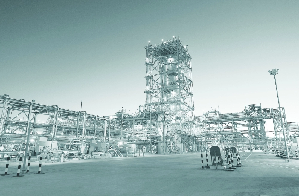 جانب من منشآت الحقل                                                     (مكة)