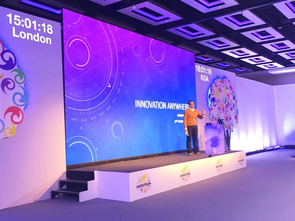 من فعاليات تحدي هاكاثون    