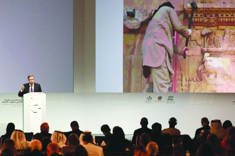 جانب من حفل الافتتاح ( أ ف ب) 