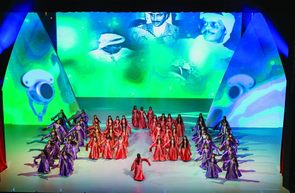 أوبريت غنائي خلال المهرجان 