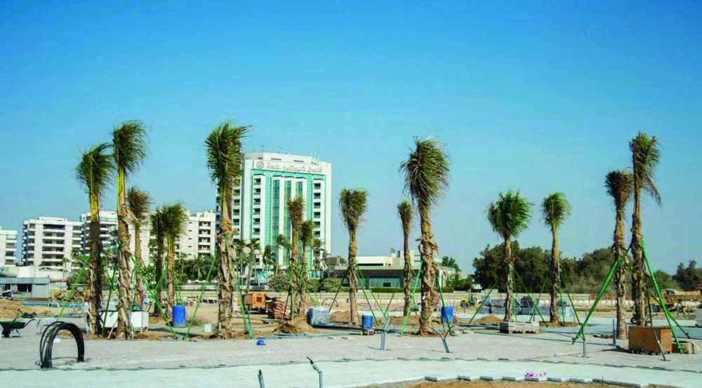 من أعمال تطوير الكورنيش الشمالي بجدة  (مكة)