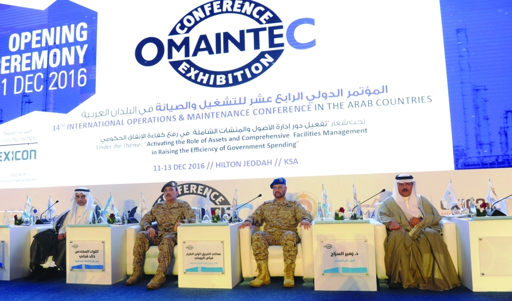 جانب من المنصة خلال حفل الافتتاح