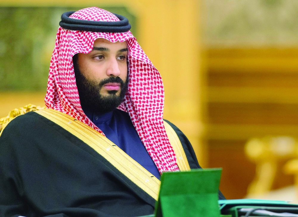 الأمير محمد بن سلمان خلال الجلسة