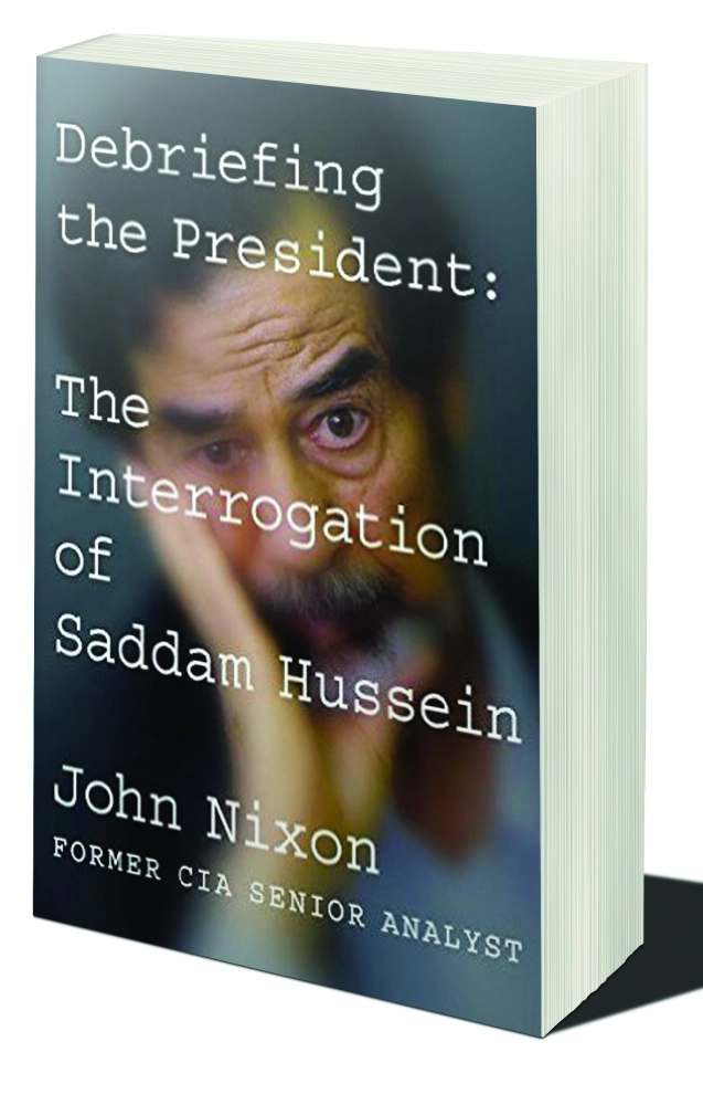 غلاف كتاب "استجواب الرئيس: التحقيق مع صدام حسين"