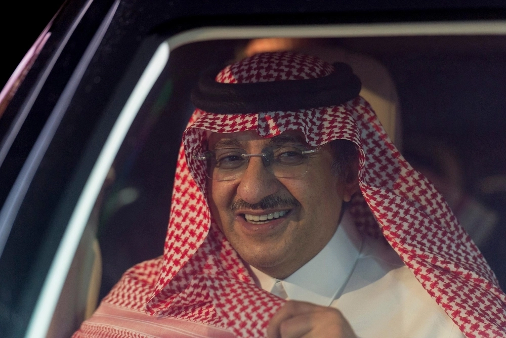 ولي العهد لدى وصوله