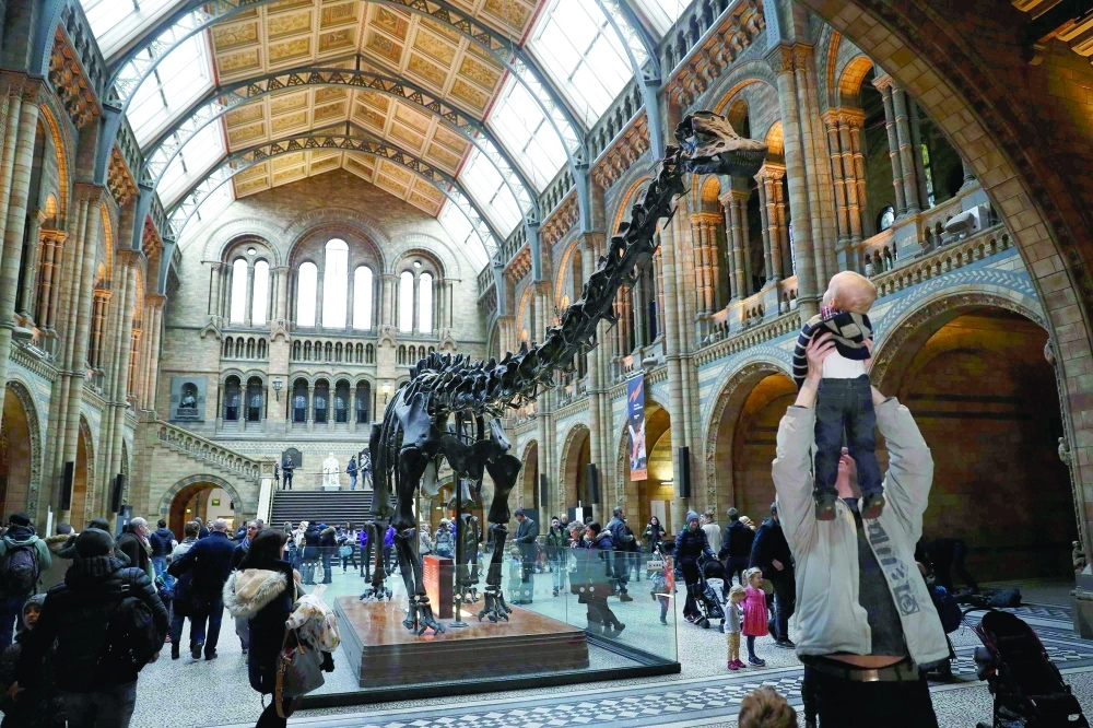 هيكل الديناصور ديبي  (رويترز)