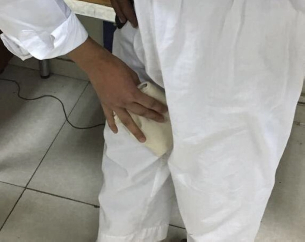 طريقة إخفاء المهرب للحبوب