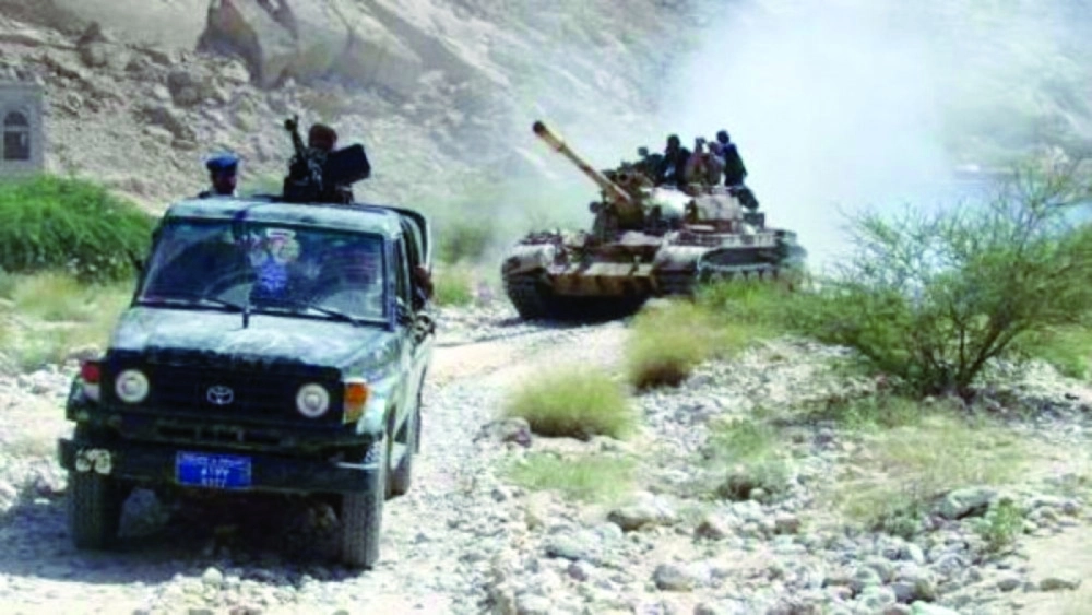 زحف لقوات الشرعية في جبهة تعز (سبأ نت)