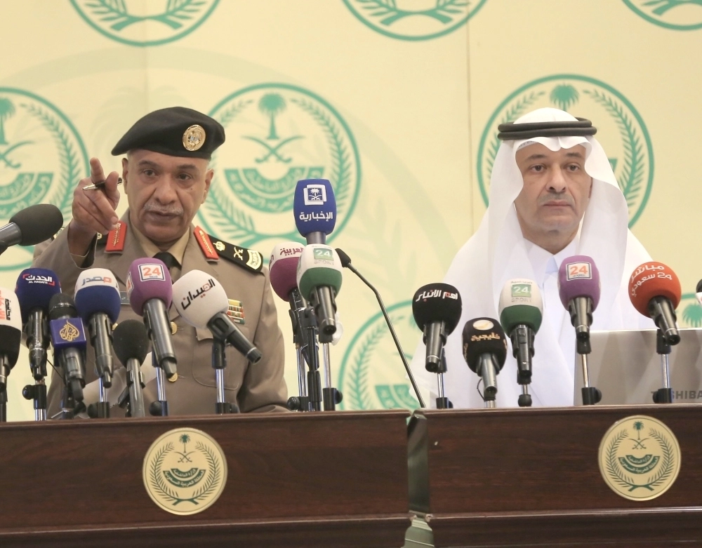 متحدث وزارة الداخلية يجيب عن أسئلة الصحفيين (زياد الرزيزاء)