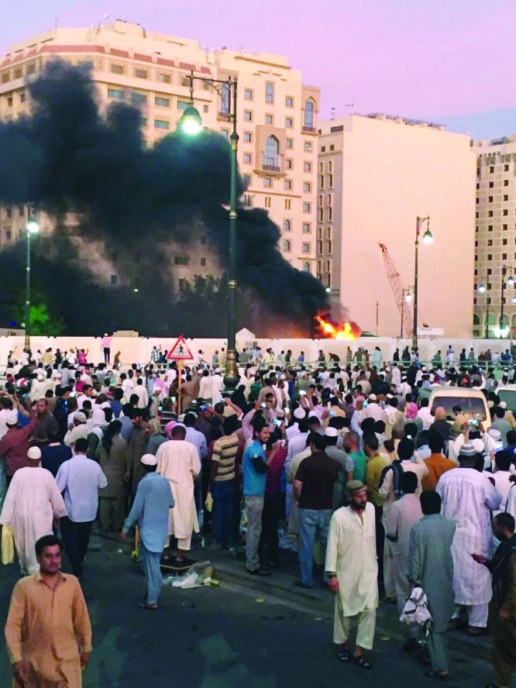 موقع تفجير الإرهابي لنفسه بقرب المسجد النبوي  (مكة)
