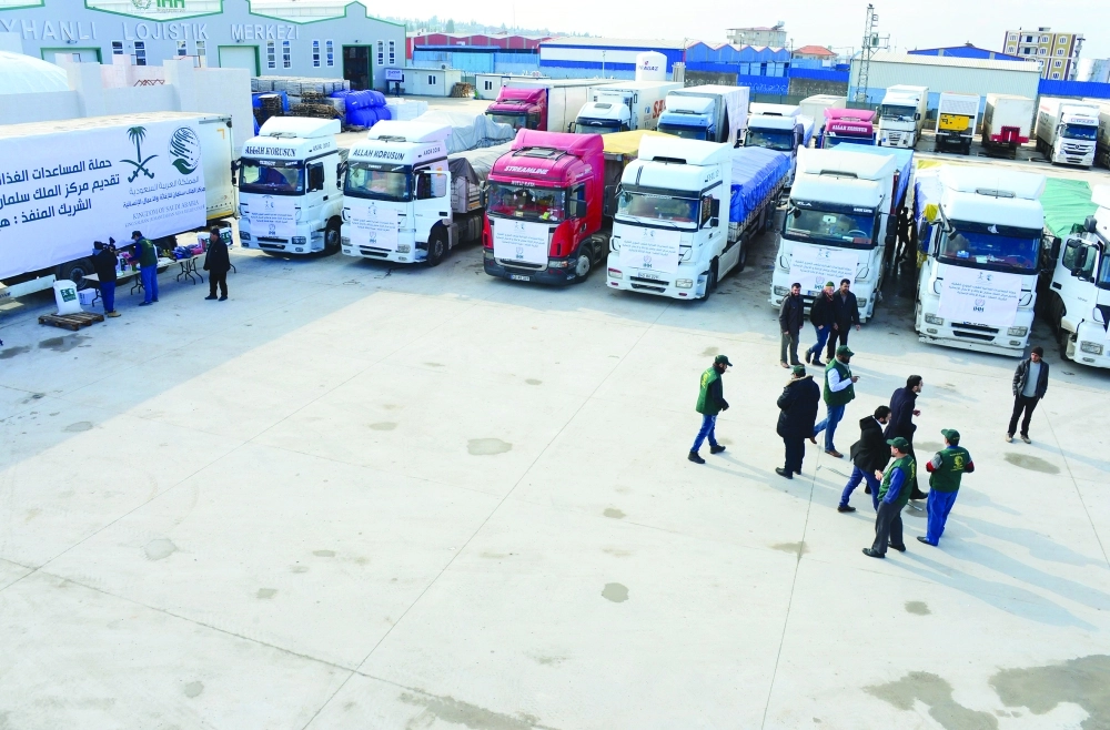 مساعدات من مركز الملك سلمان لحلب    (واس)