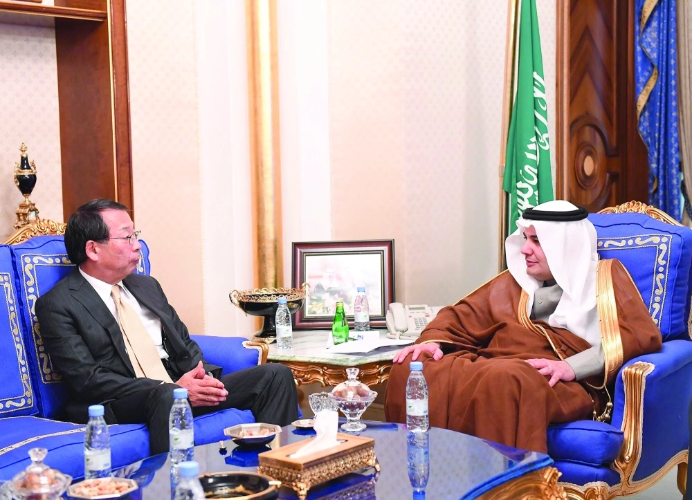 .. ولدى لقائه بوريهيرو أوكودا  