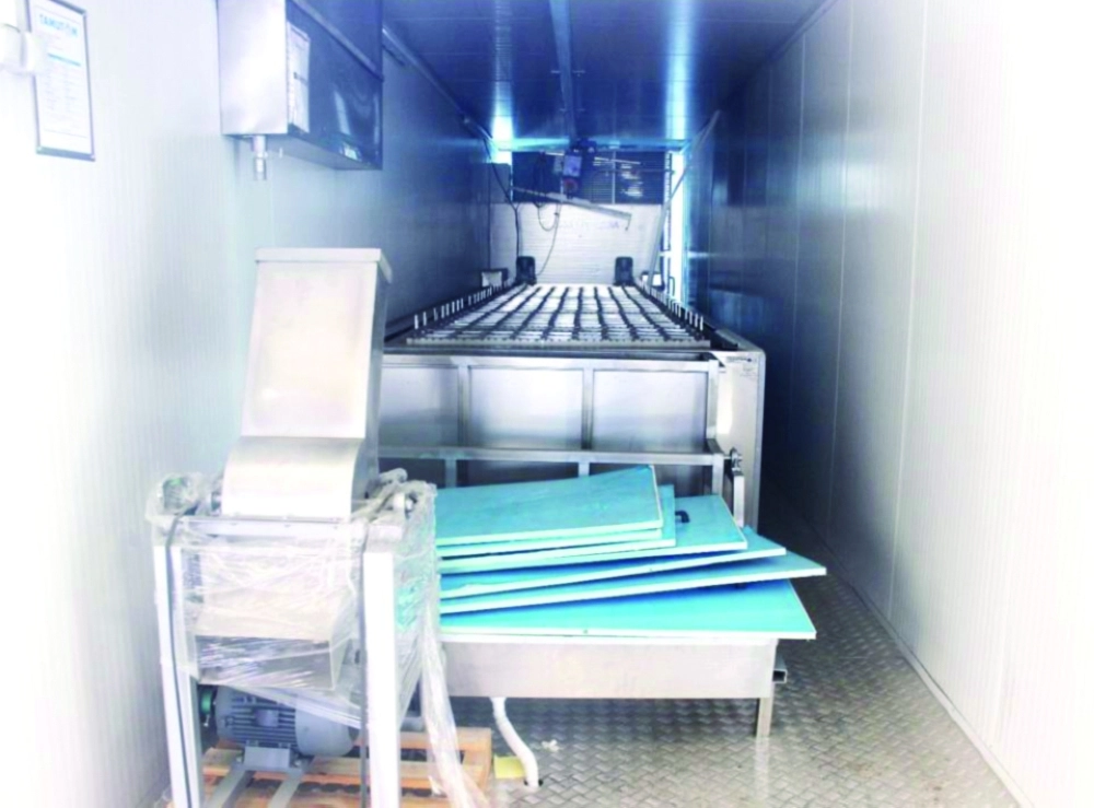 المصنع المتنقل لإنتاج قوالب الثلج 