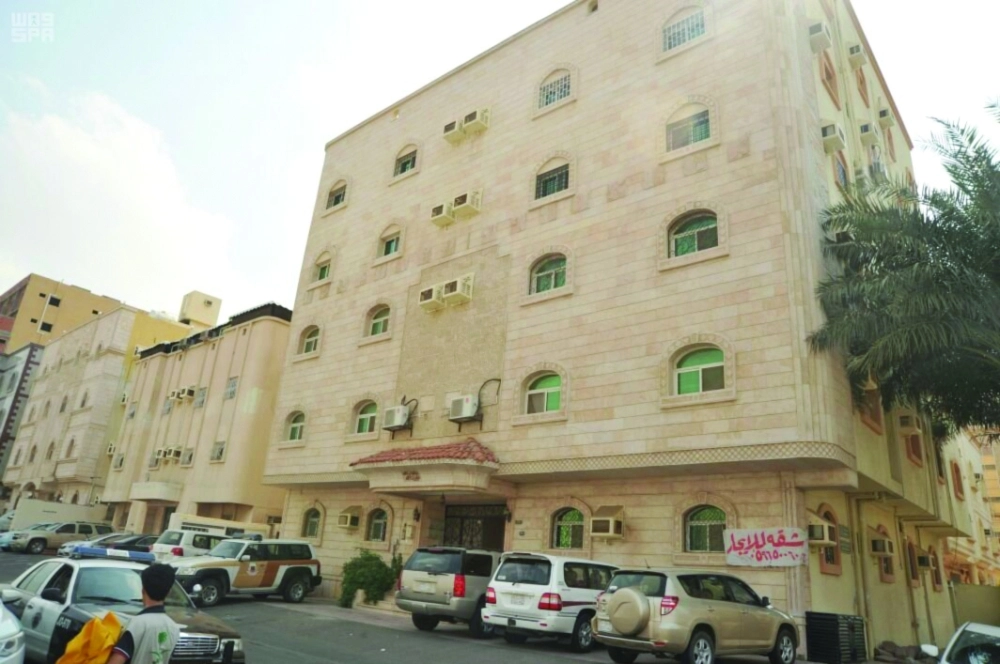 العمارة السكنية التي ضبط فيها حسام الجهني بجدة (مكة)