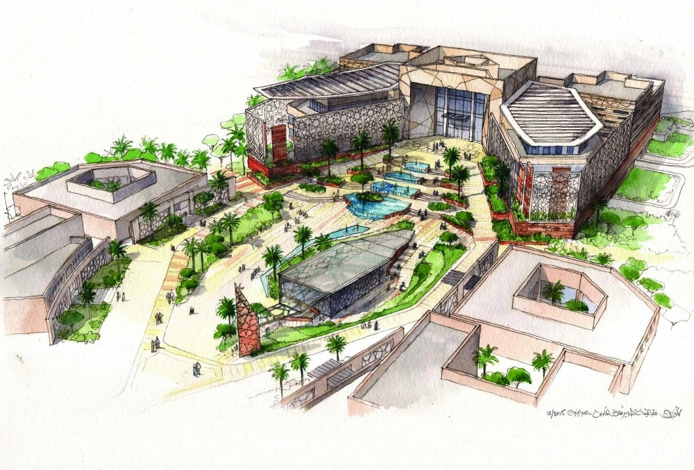 تخيلية لمبنى هيئة تطوير مكة المكرمة (مكة)