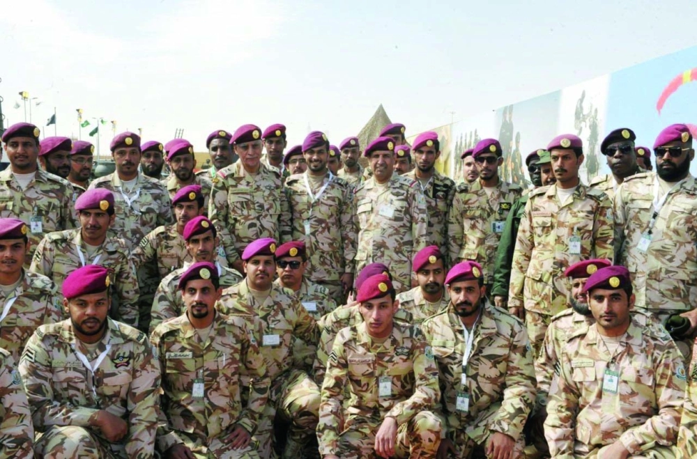 مفلح العتيبي خلال الجولة                                                     (واس)