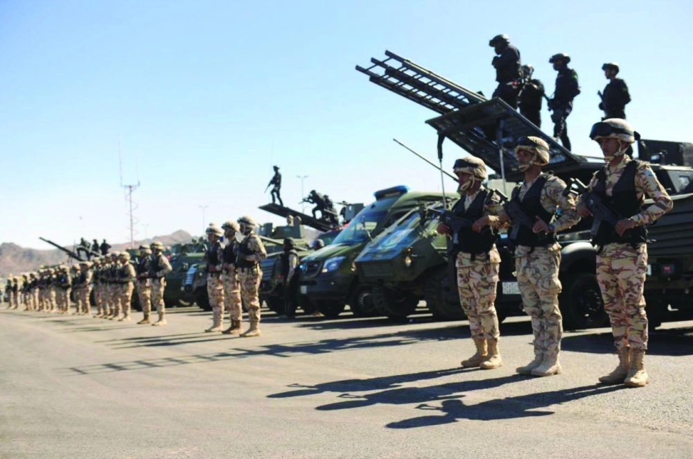 قوات الأمن الخاصة ترفع جاهزيتها للتمرين                                              (واس)