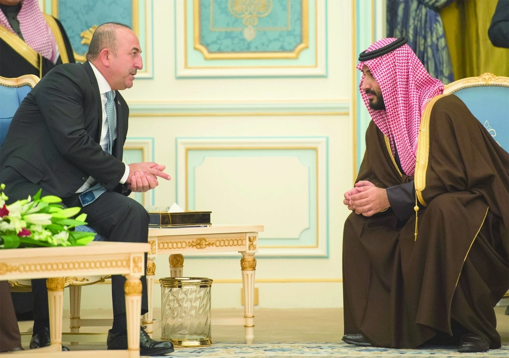 الأمير محمد بن سلمان خلال اللقاء